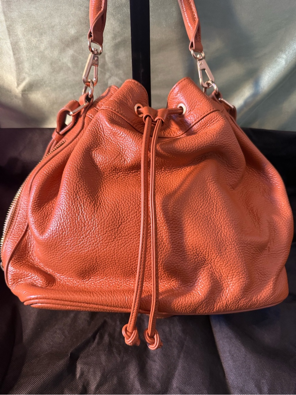 Ora Delphine Drawstring Bucket Bag